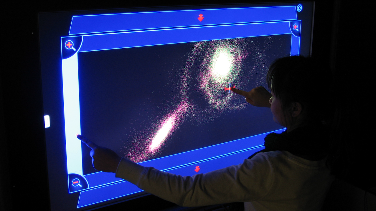 FI3D: Direct-Touch Interaction for the Exploration of 3D Scientific Visualization Spaces