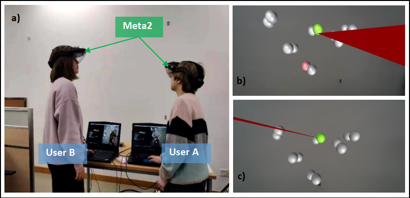Effect of Visual Cues on Pointing Tasks in Co-located Augmented Reality Symposium on Spatial User Interaction