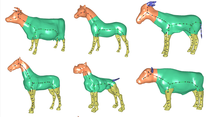 Co-skeletons: Consistent curve skeletons for shape families